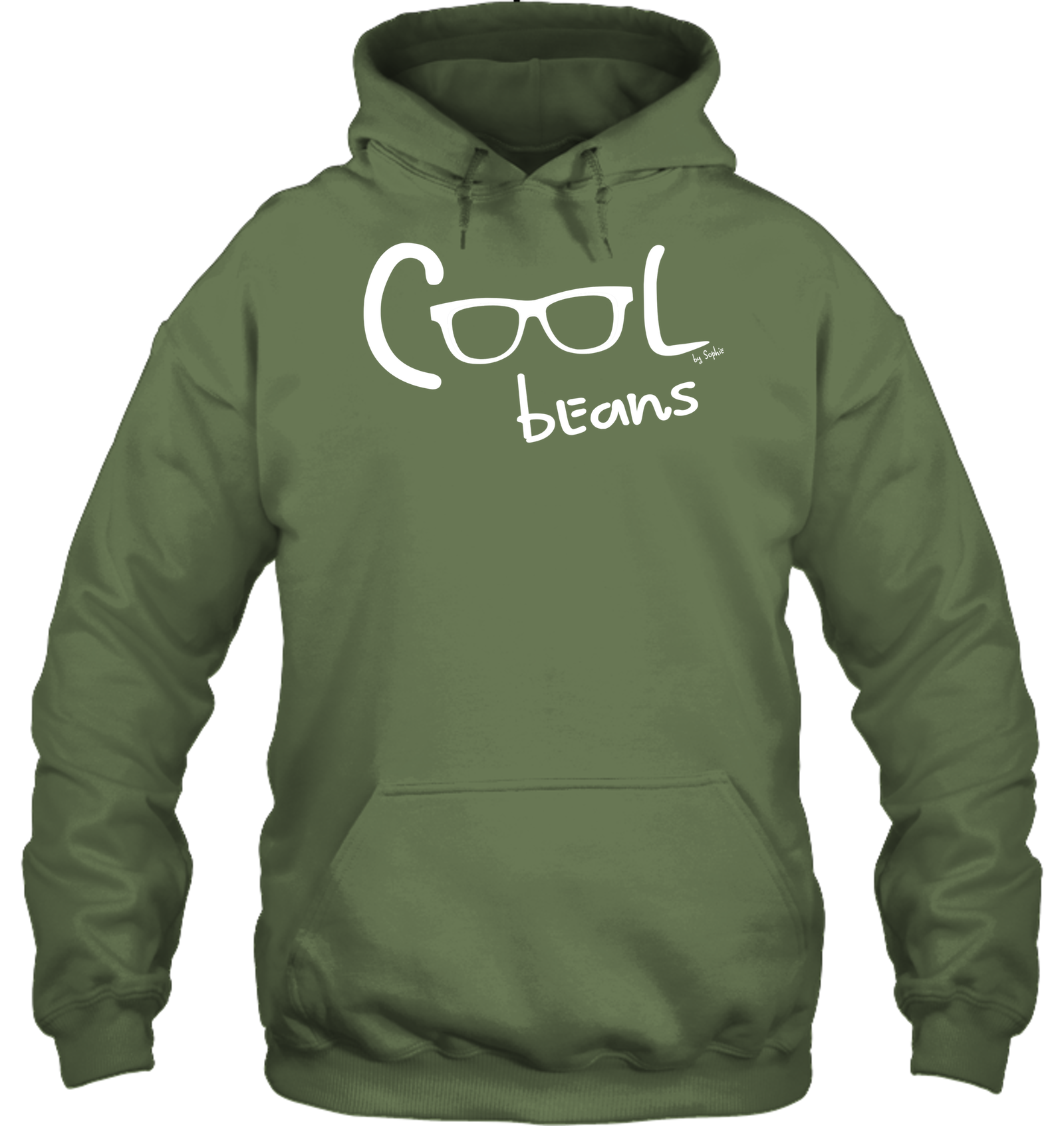 Cool Beans - White - Gildan Adult Heavy Blend™ Hoodie