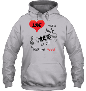 Love and a Little Music is all that we need - Gildan Adult Heavy Blend™ Hoodie