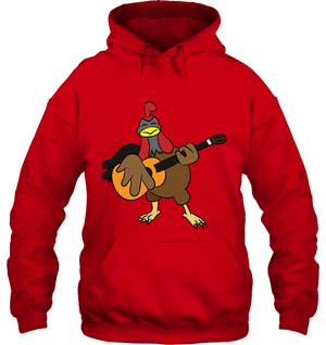 Chicken with Guitar - Gildan Adult Heavy Blend™ Hoodie