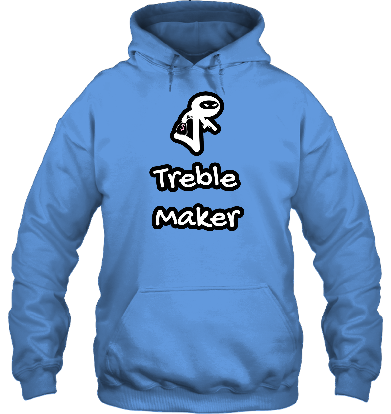 Treble Maker Robber White - Gildan Adult Heavy Blend™ Hoodie