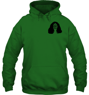 Puffy Hair Don't Care, Sophie (Pocket Size) - Gildan Adult Heavy Blend™ Hoodie