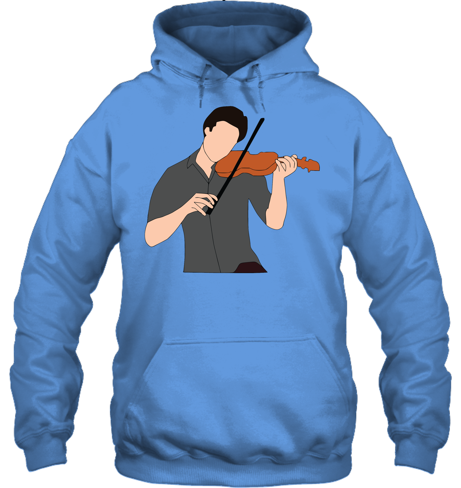 Guy Playin the Violin - Gildan Adult Heavy Blend™ Hoodie