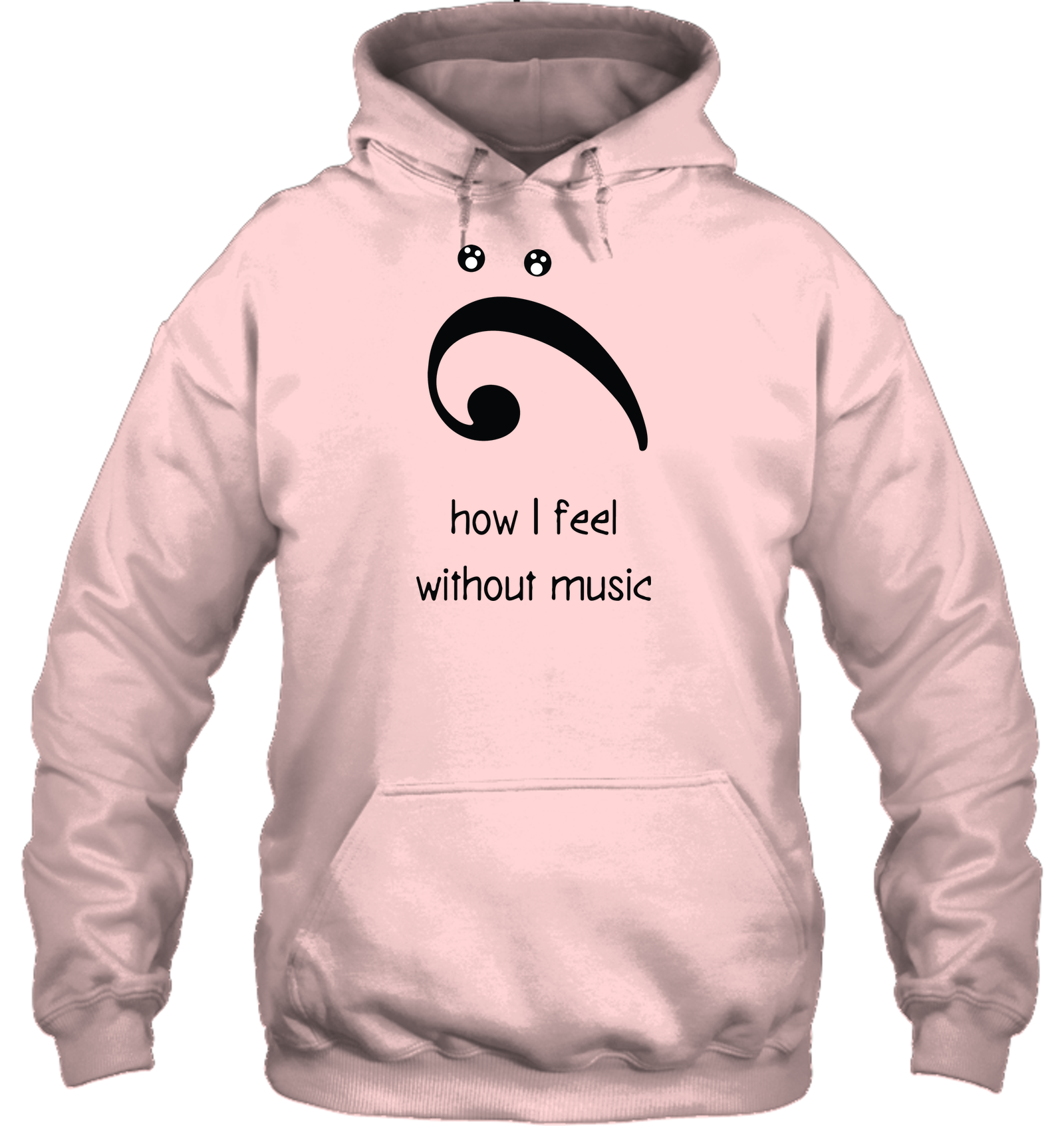 How I Feel Without Music - Gildan Adult Heavy Blend™ Hoodie