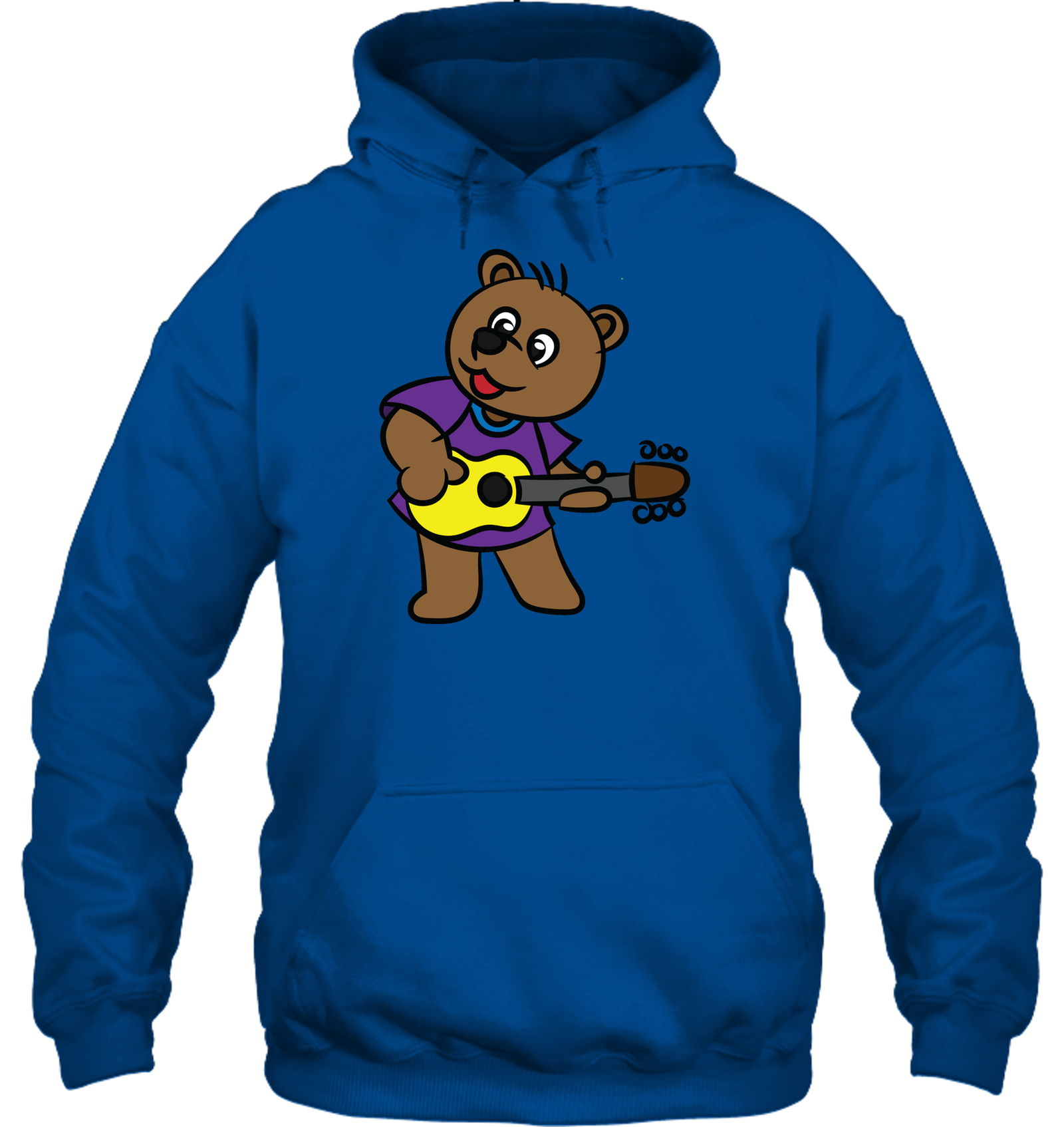 Bear Playing Guitar - Gildan Adult Heavy Blend™ Hoodie