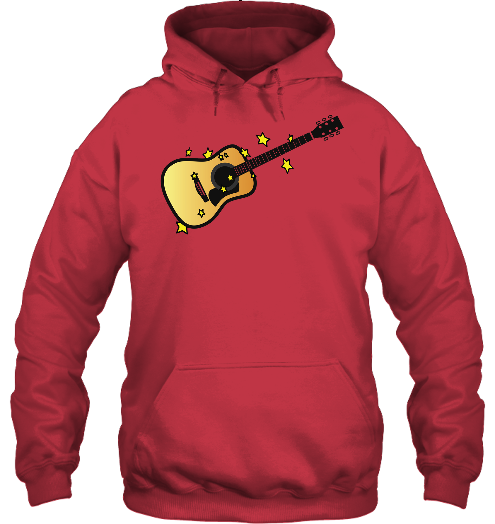 Acoustic Guitar in the Stars - Gildan Adult Heavy Blend™ Hoodie