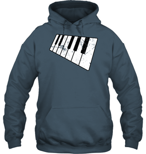 Floating Piano Keyboard - Gildan Adult Heavy Blend™ Hoodie