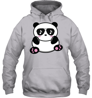 Cool Music Loving Panda feeling the beat - Gildan Adult Heavy Blend™ Hoodie