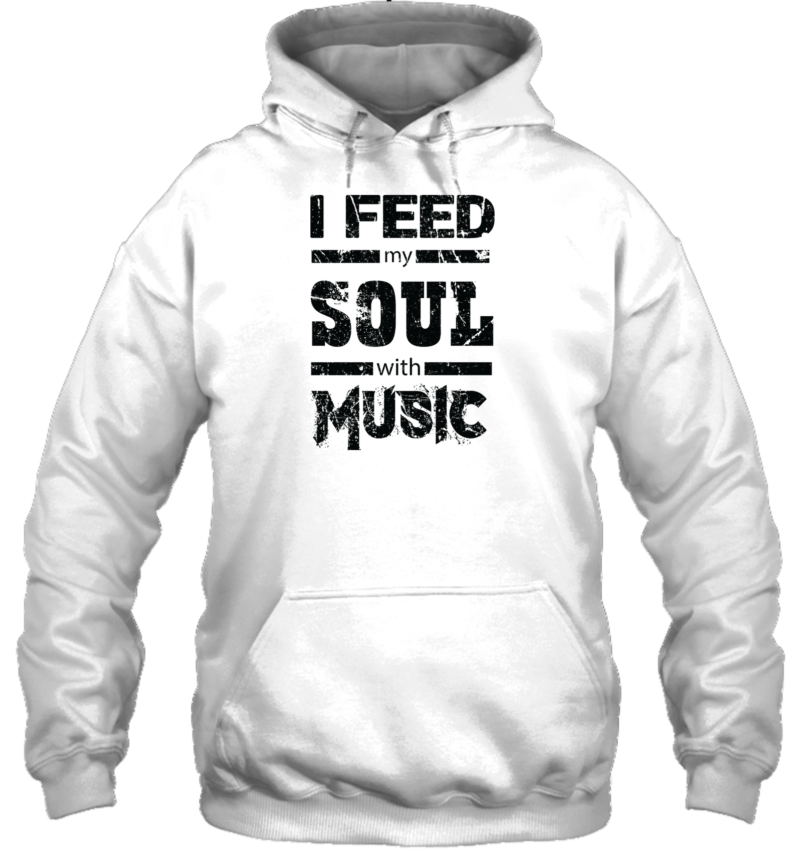 I Feed My Soul With Music - Gildan Adult Heavy Blend™ Hoodie