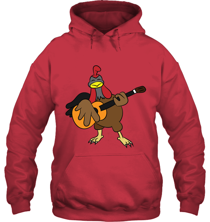Chicken with Guitar - Gildan Adult Heavy Blend™ Hoodie