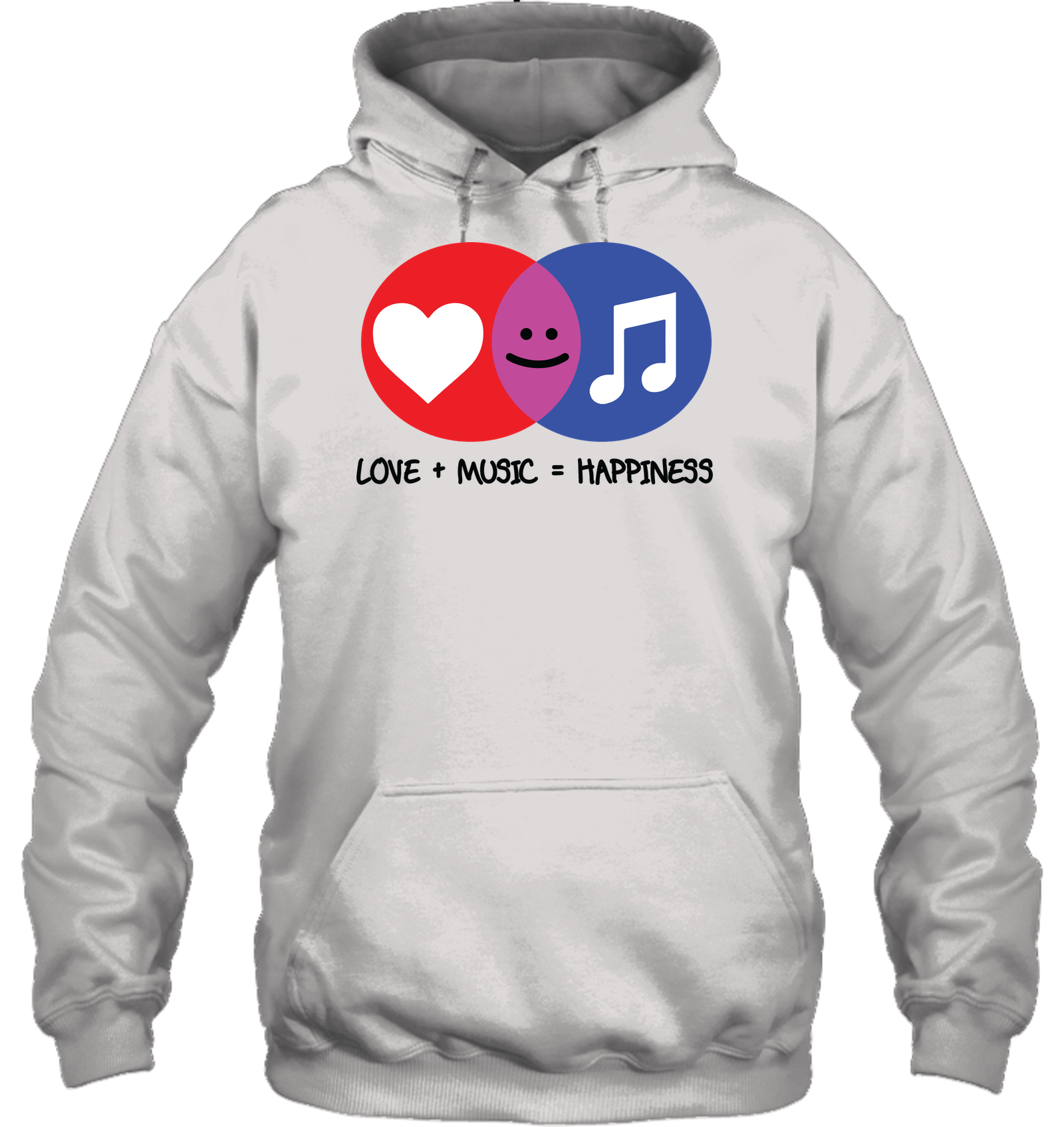 Love and Music is Happiness - Gildan Adult Heavy Blend™ Hoodie