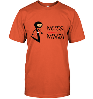 Musical Note Ninja - Hanes Adult Tagless® T-Shirt