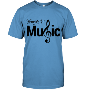 Hungry for Music - Hanes Adult Tagless® T-Shirt