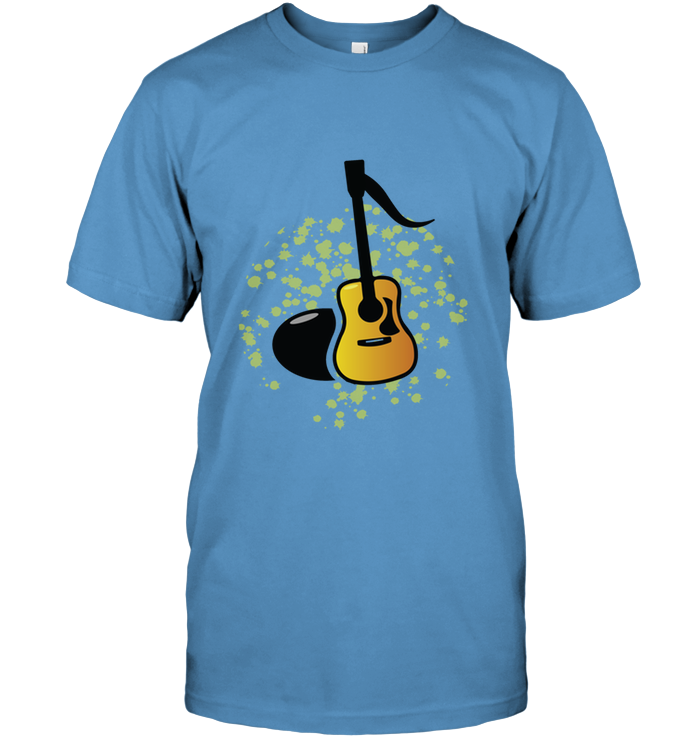 Acoustic Guitar Note - Hanes Adult Tagless® T-Shirt