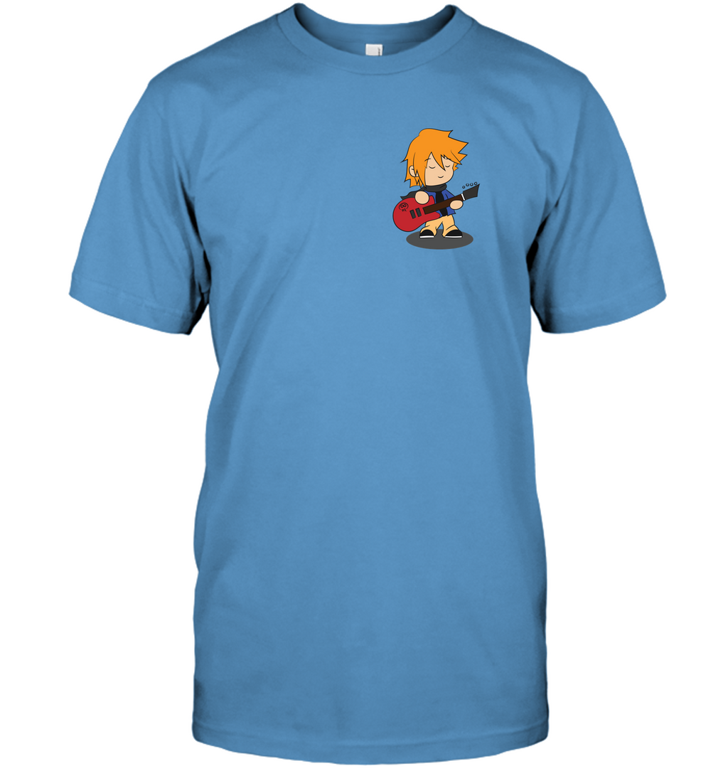 Boy with Guitar (Pocket Size) - Hanes Adult Tagless® T-Shirt