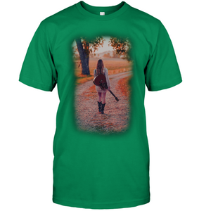 Walking with my Guitar  - Hanes Adult Tagless® T-Shirt