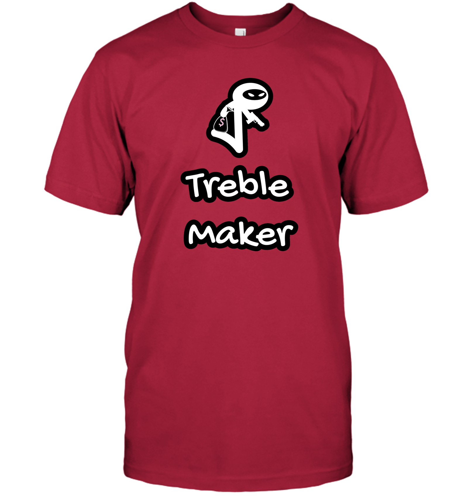 Treble Maker Robber White - Hanes Adult Tagless® T-Shirt
