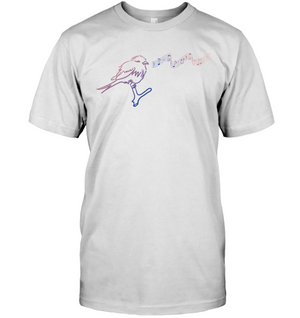 Musical Bird - Hanes Adult Tagless® T-Shirt
