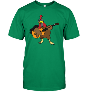 Chicken with Guitar - Hanes Adult Tagless® T-Shirt