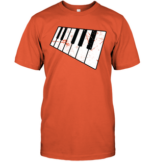 Floating Piano Keyboard - Hanes Adult Tagless® T-Shirt