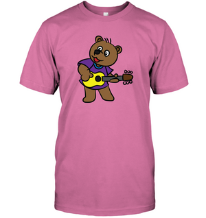 Bear Playing Guitar - Hanes Adult Tagless® T-Shirt