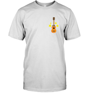 Cute Guitar (Pocket Size) - Hanes Adult Tagless® T-Shirt