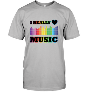 I Really Love Music - Hanes Adult Tagless® T-Shirt