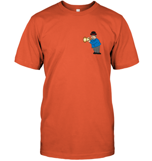 Man with Trumpet (Pocket Size) - Hanes Adult Tagless® T-Shirt