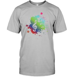A Colorful Splash of Music - Hanes Adult Tagless® T-Shirt
