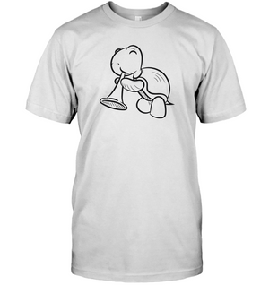 Turtle with Trumpet - Hanes Adult Tagless® T-Shirt