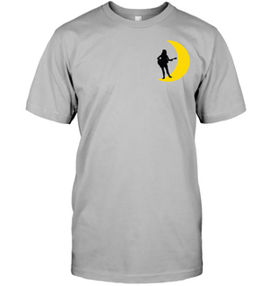 Moonlight Guitar Player (Pocket Design) - Hanes Adult Tagless® T-Shirt
