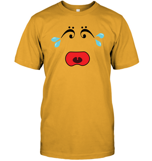 I Miss Music Teary Face - Hanes Adult Tagless® T-Shirt