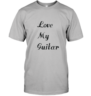 Love My Guitar simple and true - Hanes Adult Tagless® T-Shirt
