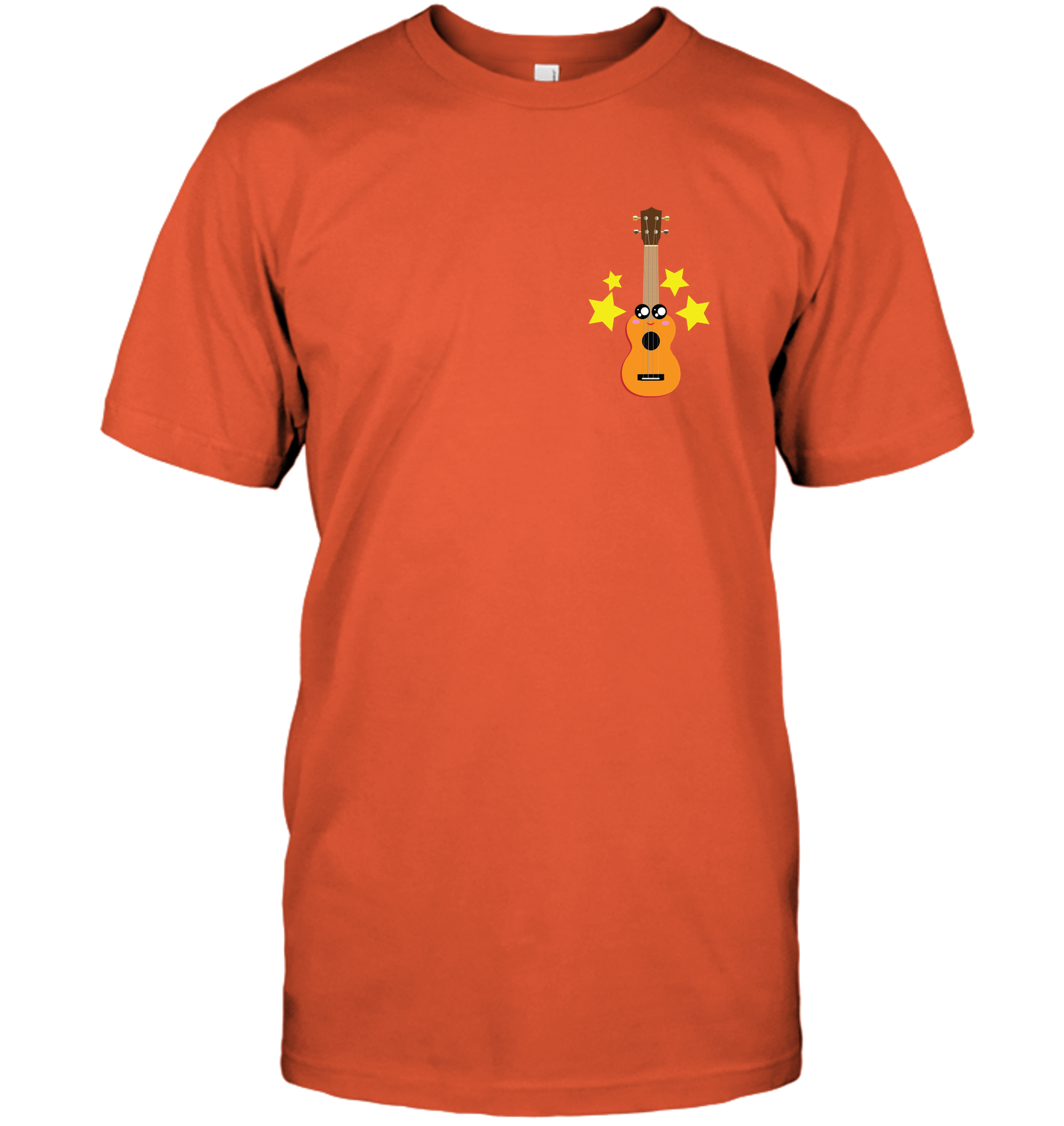 Cute Guitar (Pocket Size) - Hanes Adult Tagless® T-Shirt