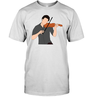 Guy Playin the Violin - Hanes Adult Tagless® T-Shirt