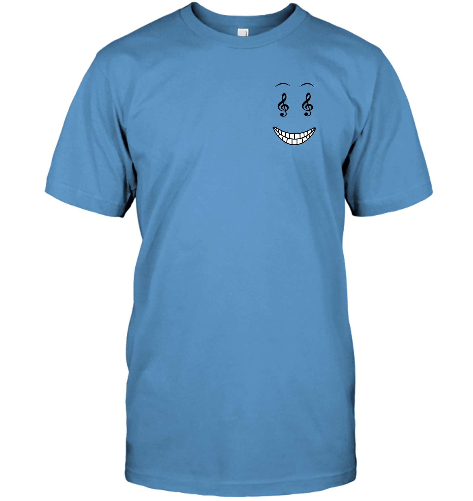 Happy Treble Face (Pocket Size) - Hanes Adult Tagless® T-Shirt