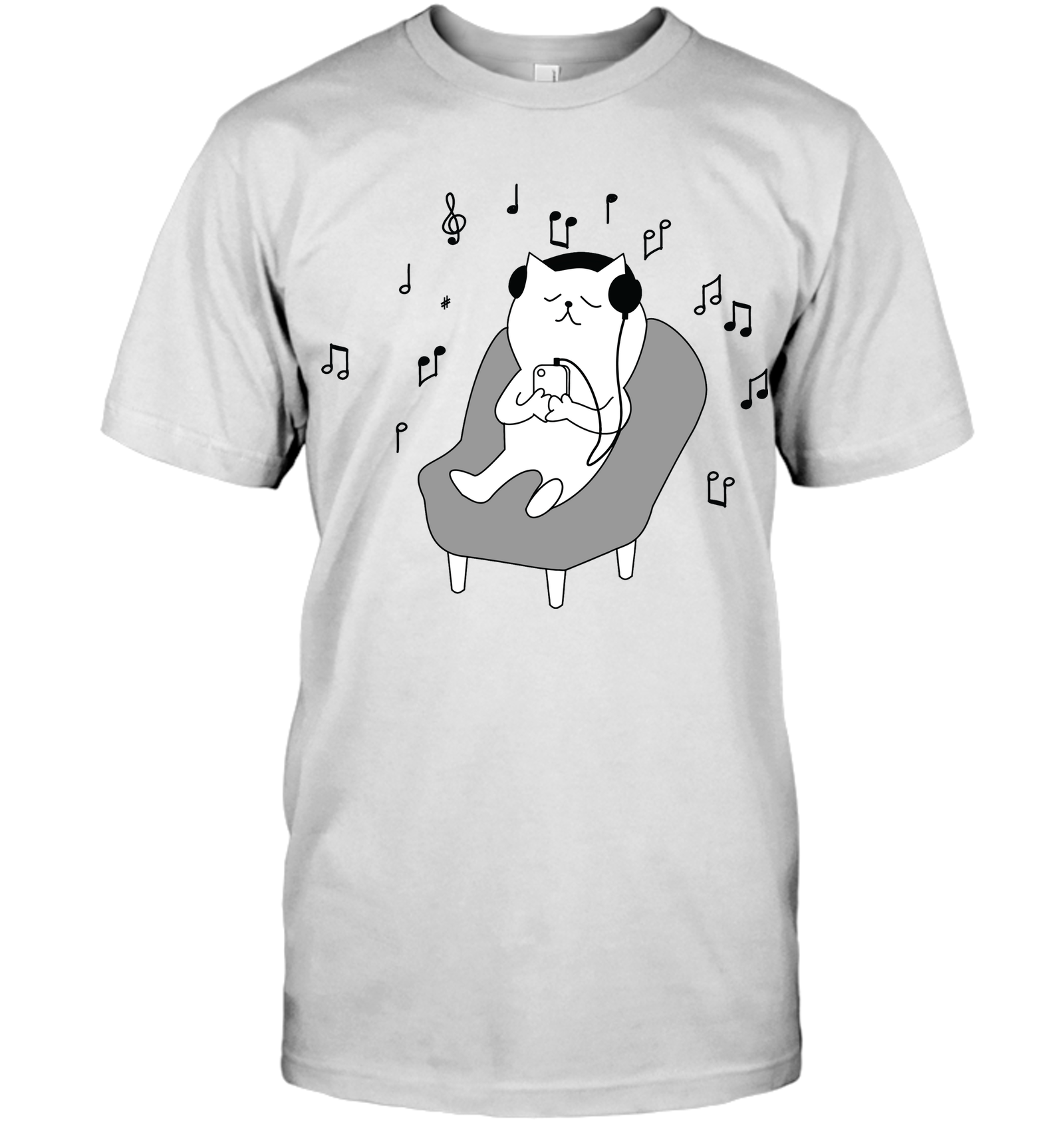 Chilin Kitty - Hanes Adult Tagless® T-Shirt