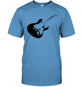 Cool black electric guitar - Hanes Adult Tagless® T-Shirt