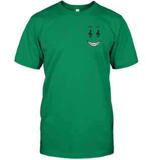 Happy Treble Face (Pocket Size) - Hanes Adult Tagless® T-Shirt