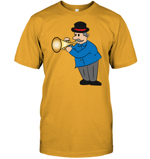 Man with Trumpet - Hanes Adult Tagless® T-Shirt