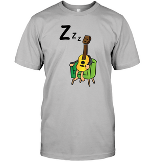 Sleeping Guitar - Hanes Adult Tagless® T-Shirt