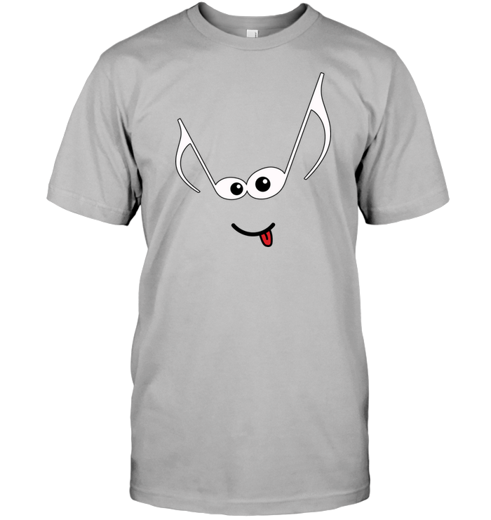 Mischievous Note Face - Hanes Adult Tagless® T-Shirt