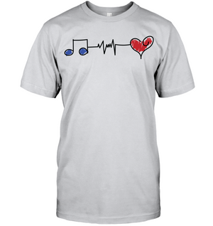 Musical Connections Blue - Hanes Adult Tagless® T-Shirt