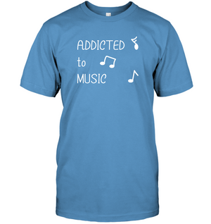 Addicted to Music - Hanes Adult Tagless® T-Shirt