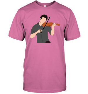 Guy Playin the Violin - Hanes Adult Tagless® T-Shirt