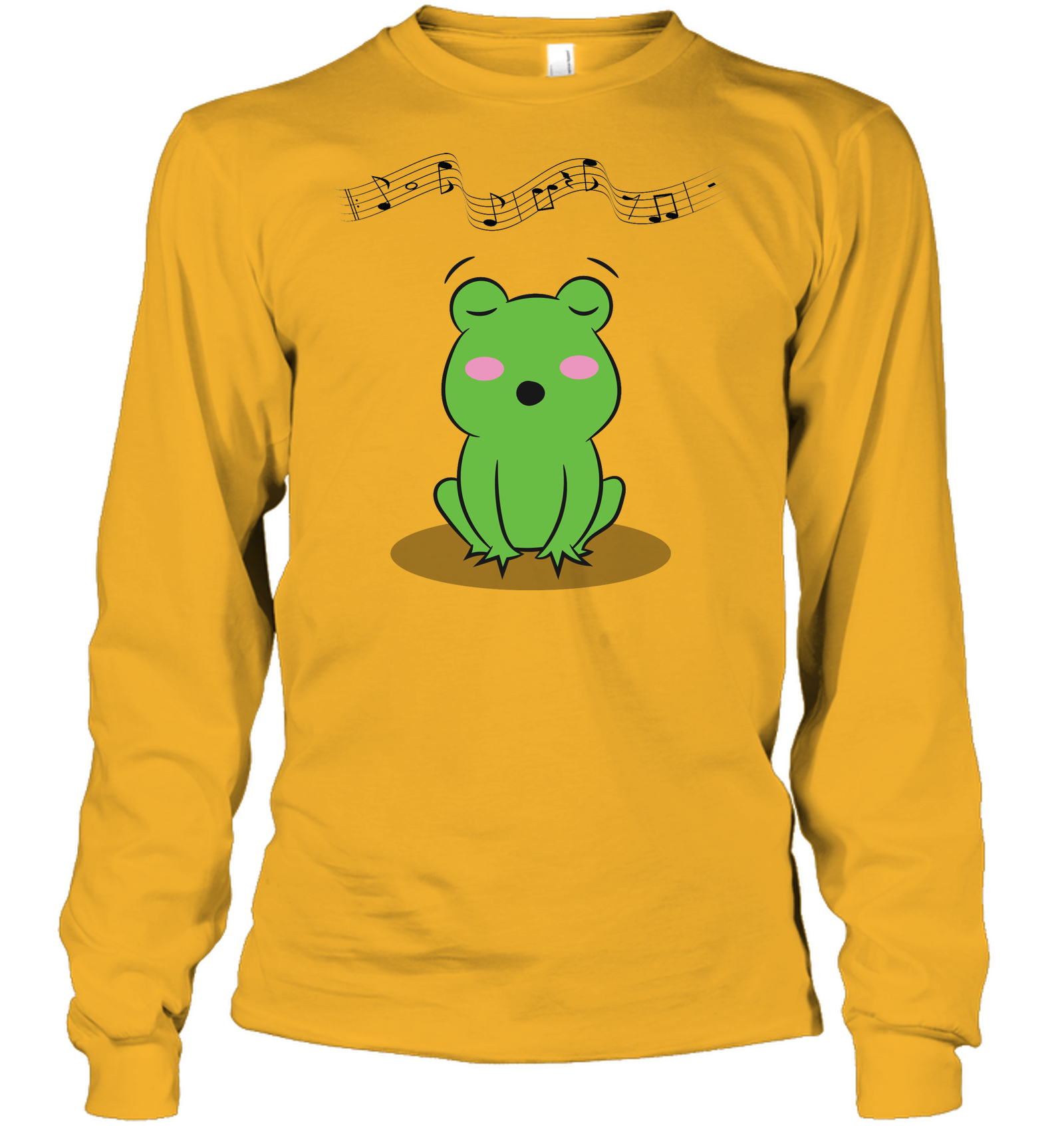 Singing Frog - Gildan Adult Classic Long Sleeve T-Shirt