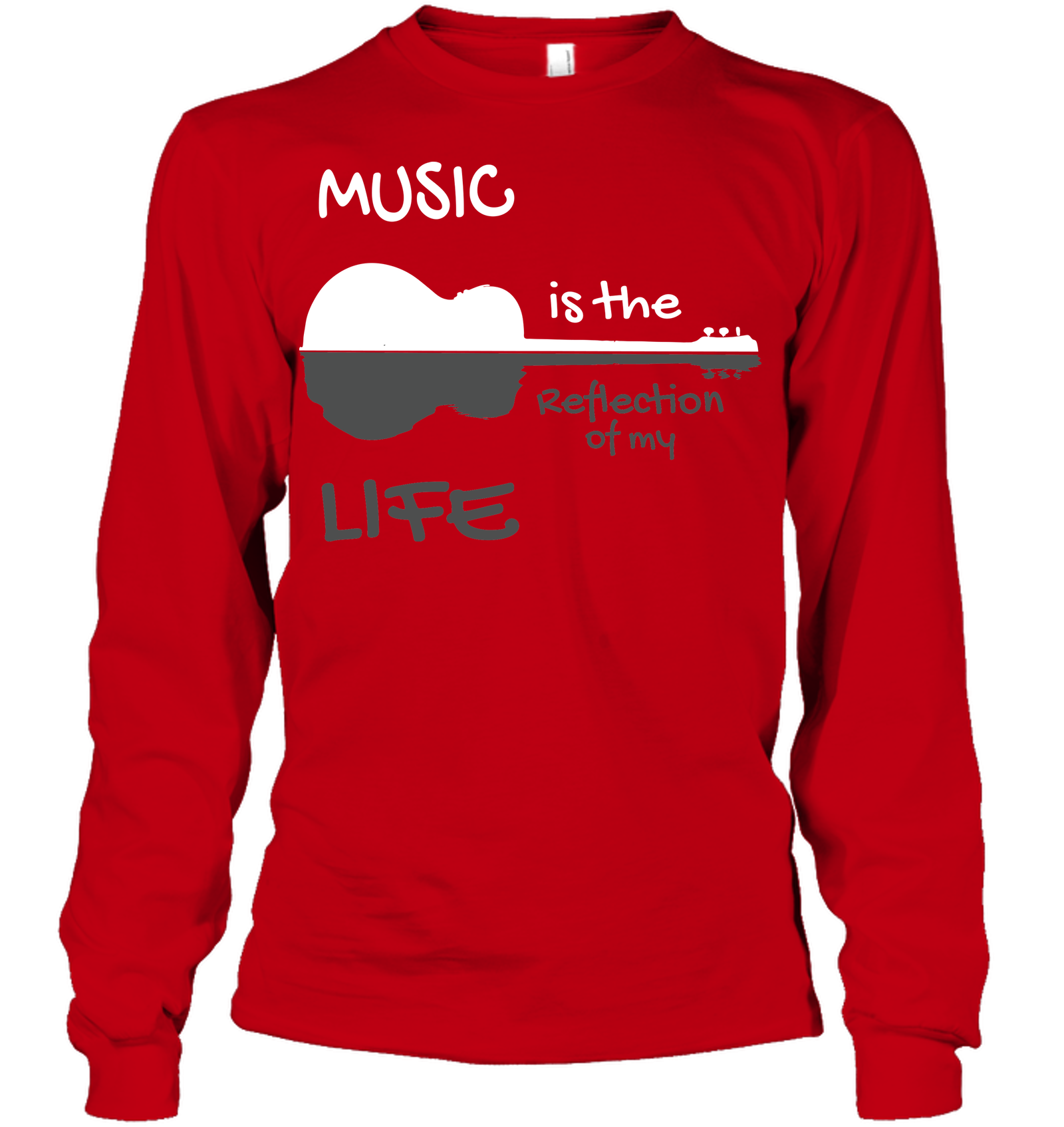 Music is the Reflection of my Life- Gildan Adult Classic Long Sleeve T-Shirt