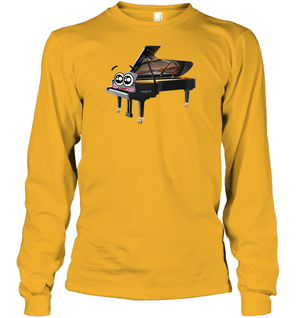 Piano Eyes - Gildan Adult Classic Long Sleeve T-Shirt