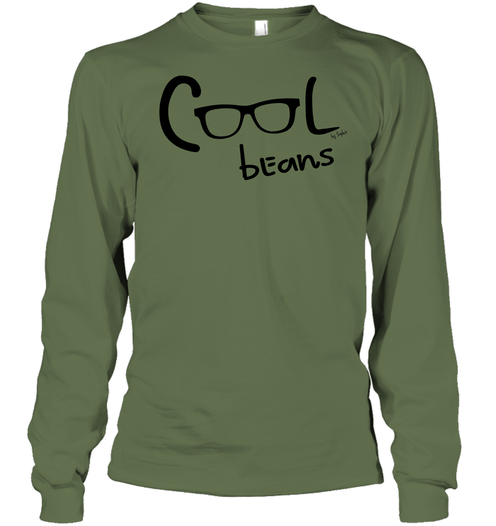 Cool Beans - Black - Gildan Adult Classic Long Sleeve T-Shirt