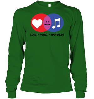 Love and Music is Happiness - Gildan Adult Classic Long Sleeve T-Shirt