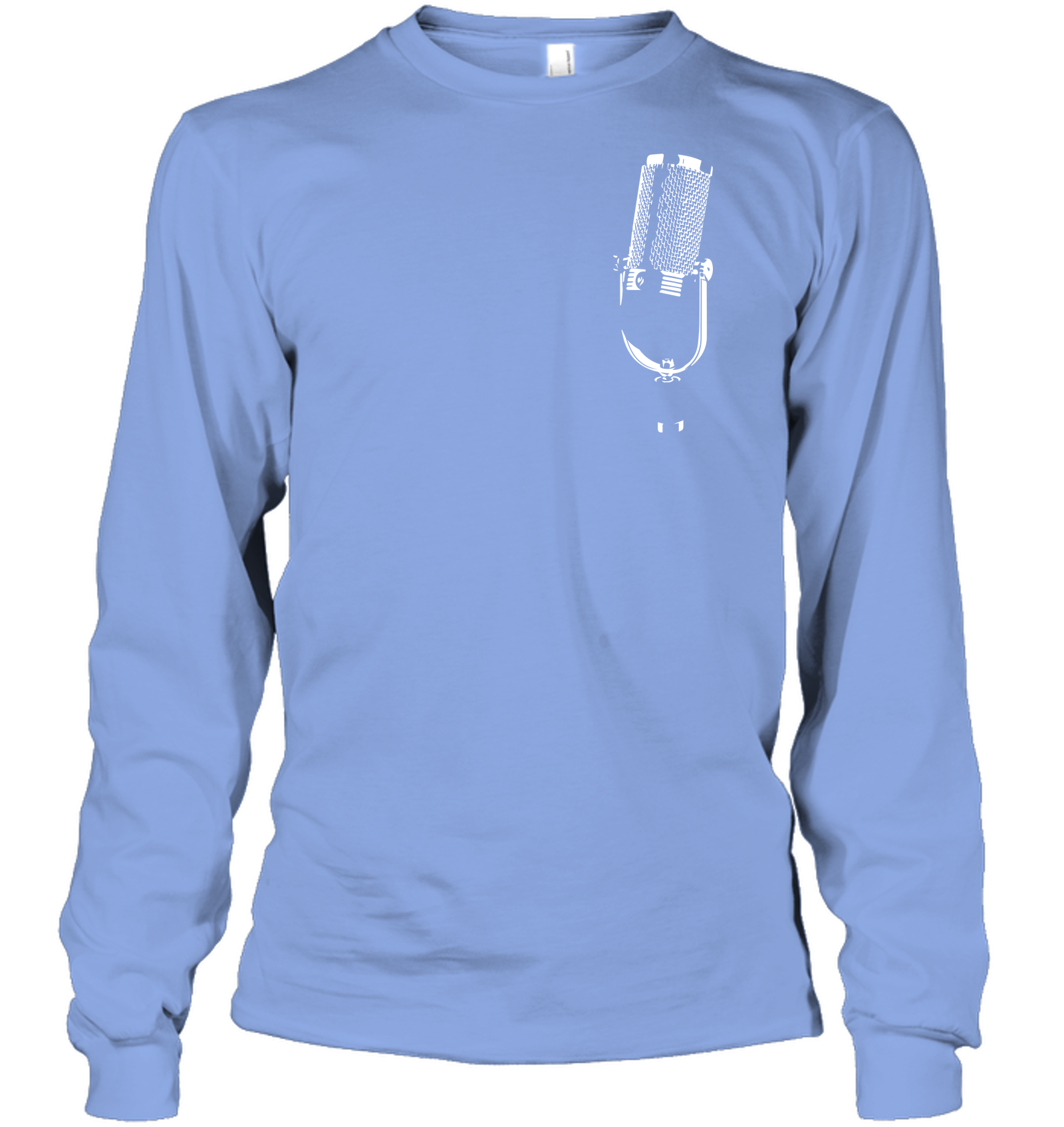 The Mic (Pocket Size) - Gildan Adult Classic Long Sleeve T-Shirt